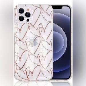 iP 13 Pro Max - Rose Gold Heart case